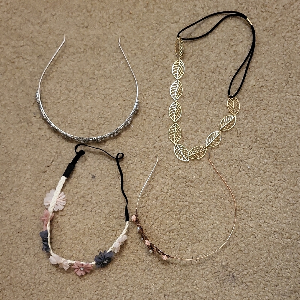 Lot Of Floral Headbands